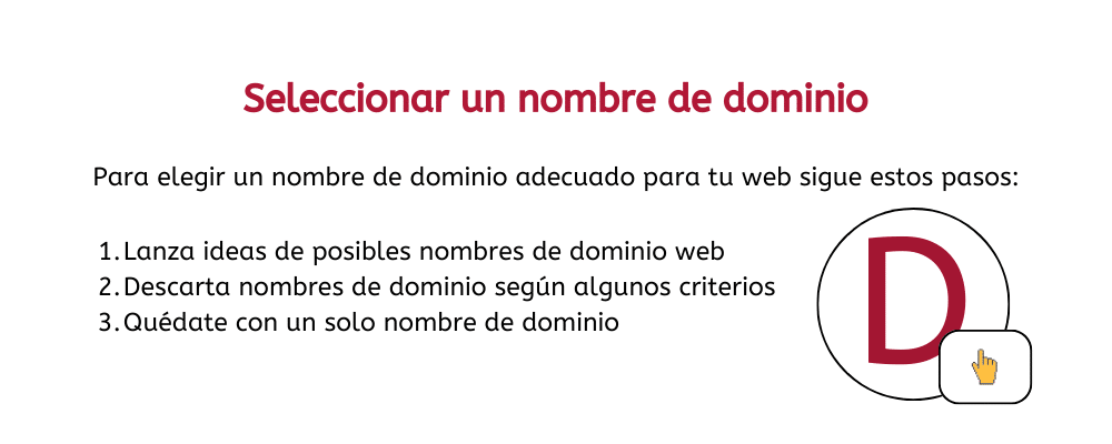 pasos para elegir un dominio