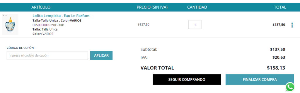 elemento tienda online