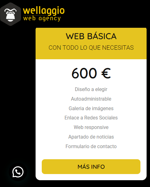 precio diseño web españa