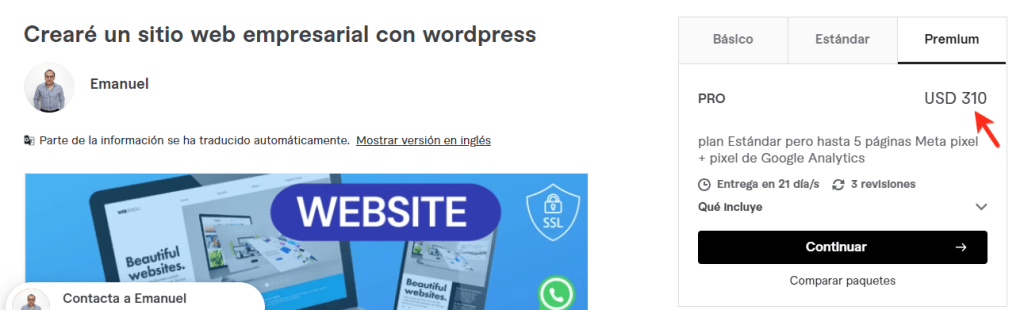 diseño web argentina precios