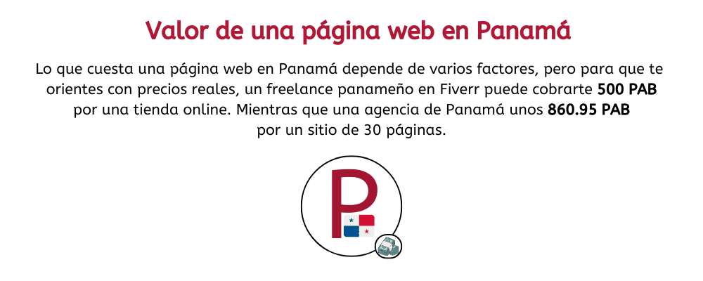 precios de una pagina web en panama