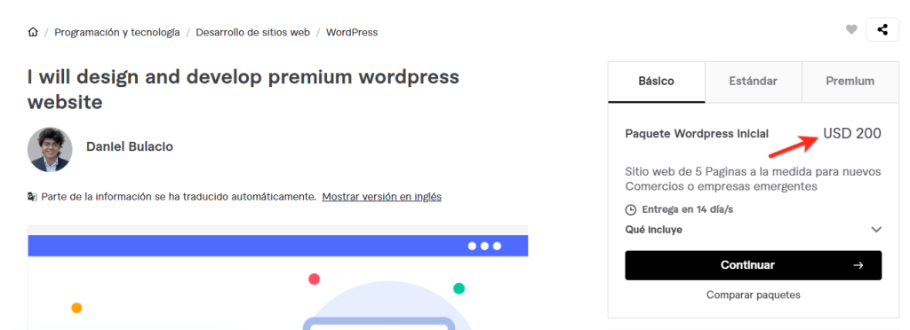 precio diseño web argentina