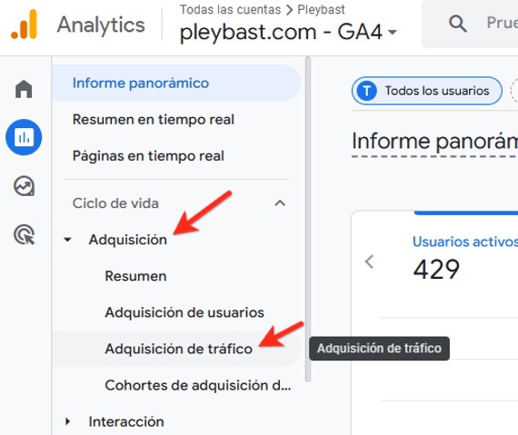 como puedo ver cuanto trafico recibe un blog