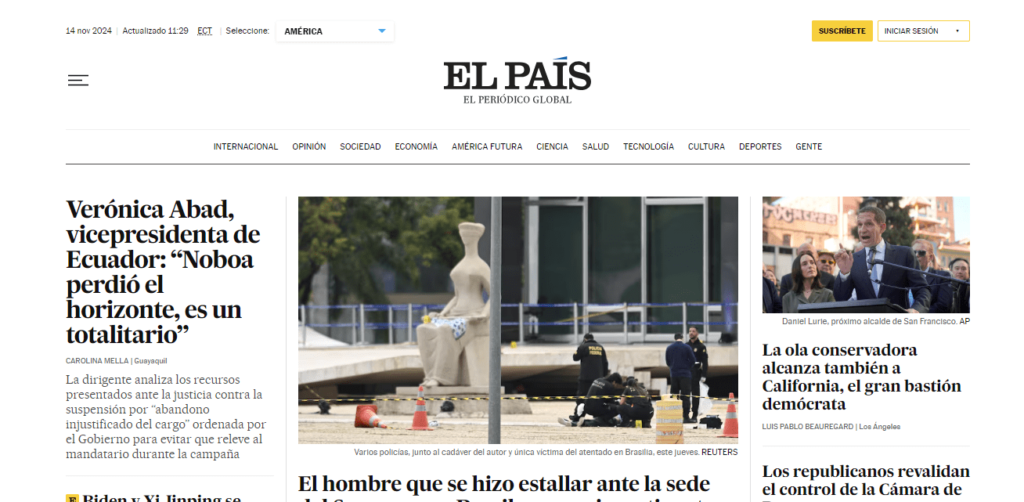 ejemplo de web de noticias