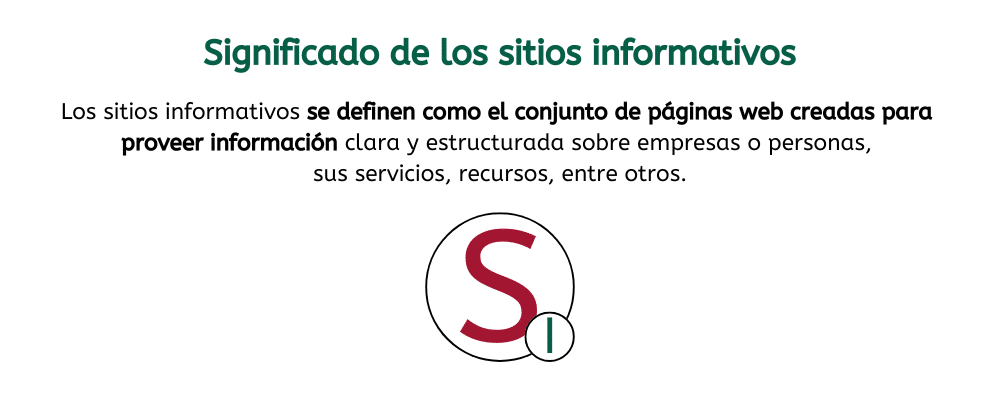 que son los sitios web informativos