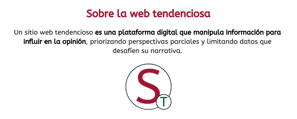 sobre la web tendenciosa