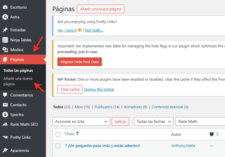 edicion de pagina wordpress edicion de pagina wordpress