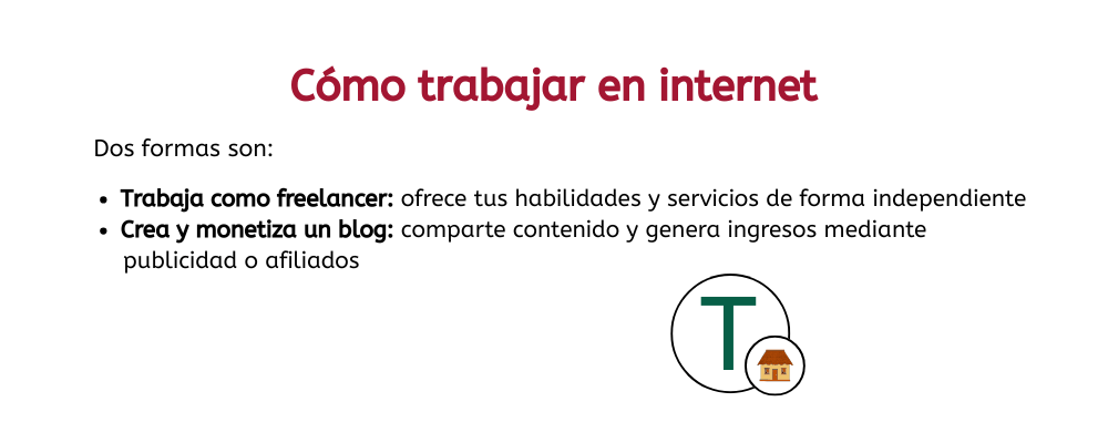 como trabajar por internet