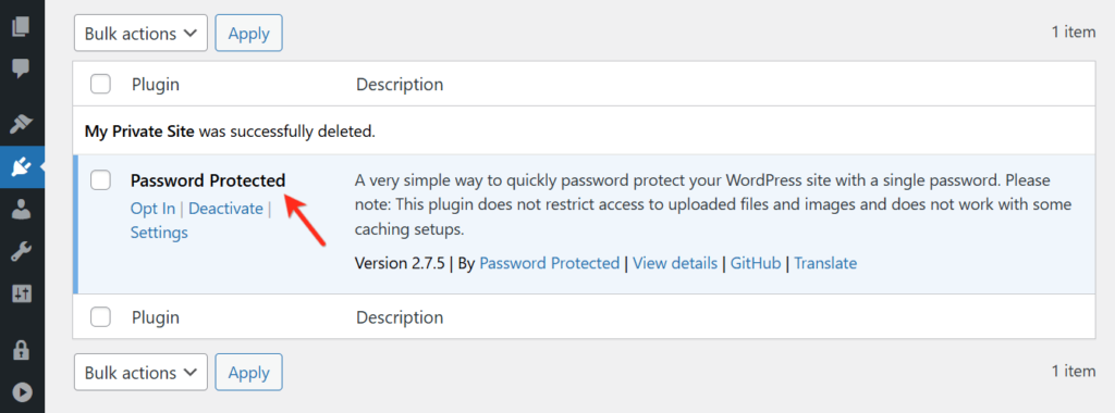blog privado wordpress
