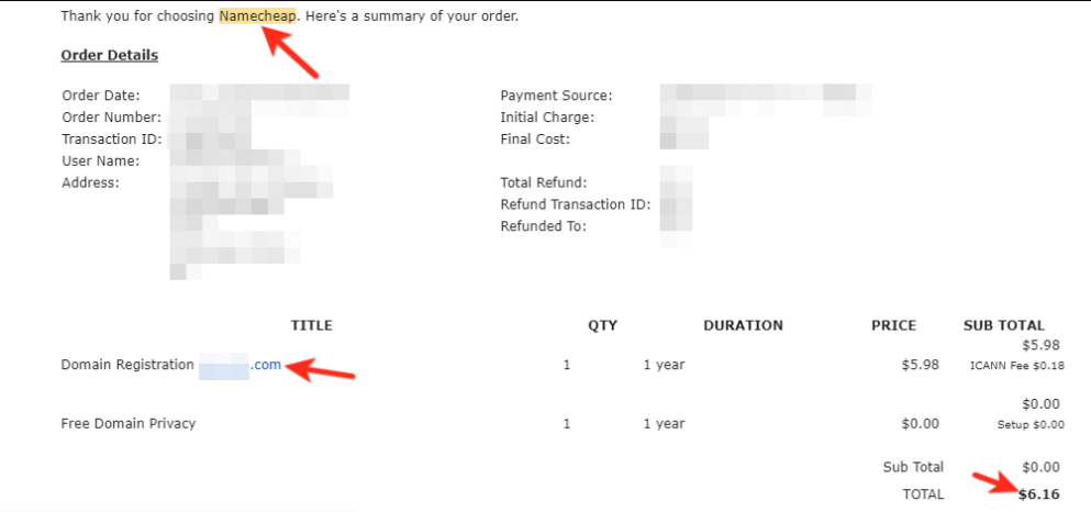 costo de dominio para blog web