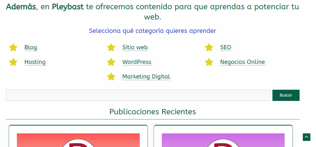 cuantas paginas necesita un blog pagina de inicio