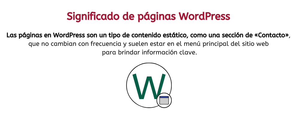 paginas en wordpress