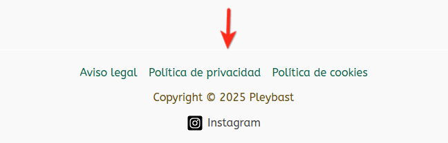 privacidad blog