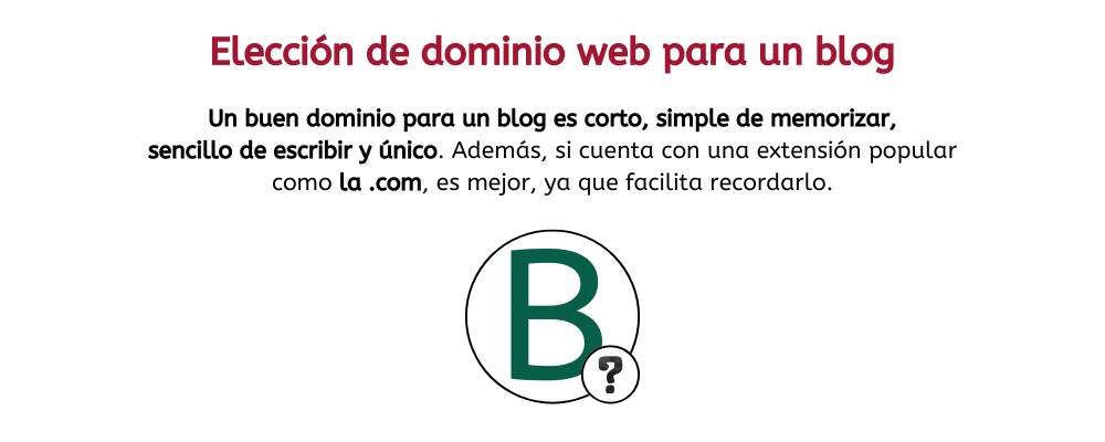que dominio usar para un blog
