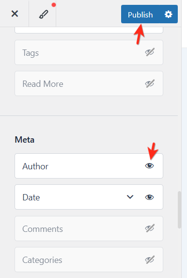 quitar autor posts wordpress