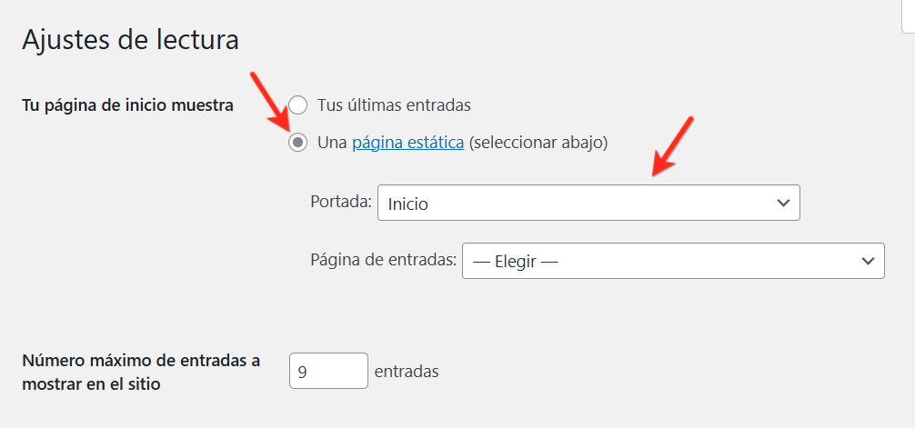 wordpress pagina principal wordpress pagina principal