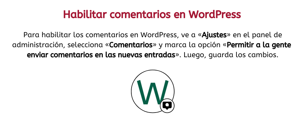 activar comentarios wordpress