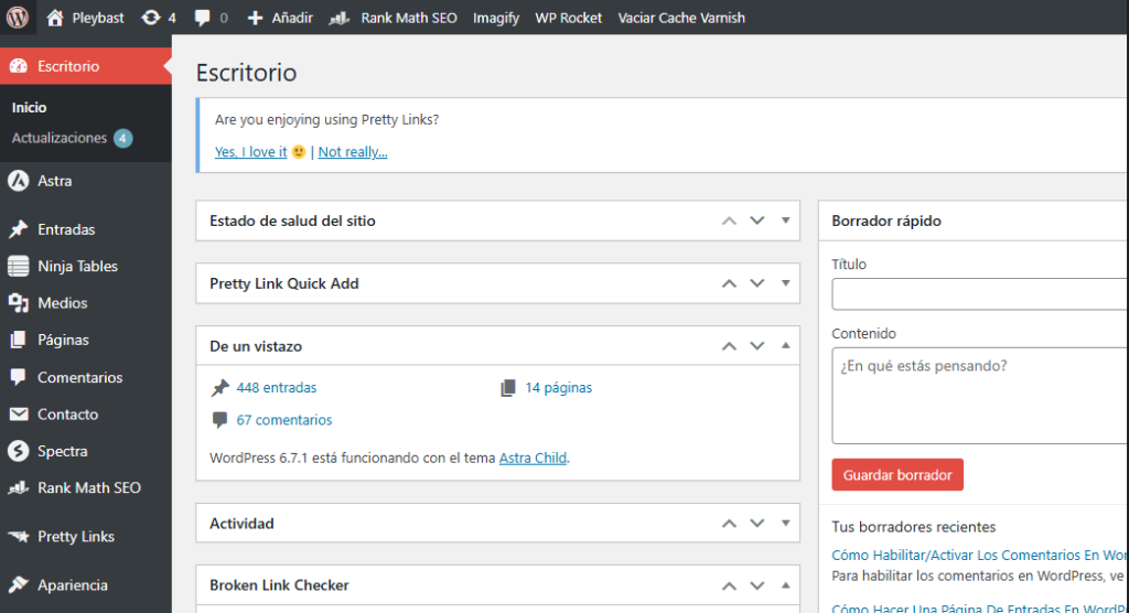habilitar comentarios en wordpress