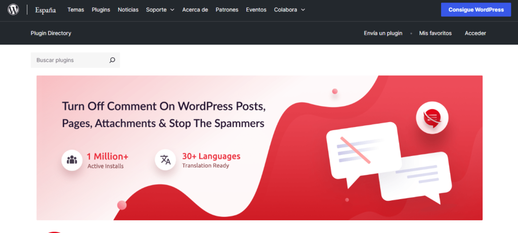 plugin para desactivar comentarios en wordpress