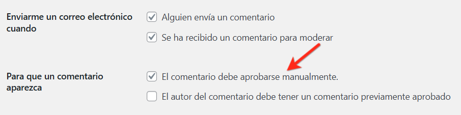 poner comentarios wordpress y moderarlos