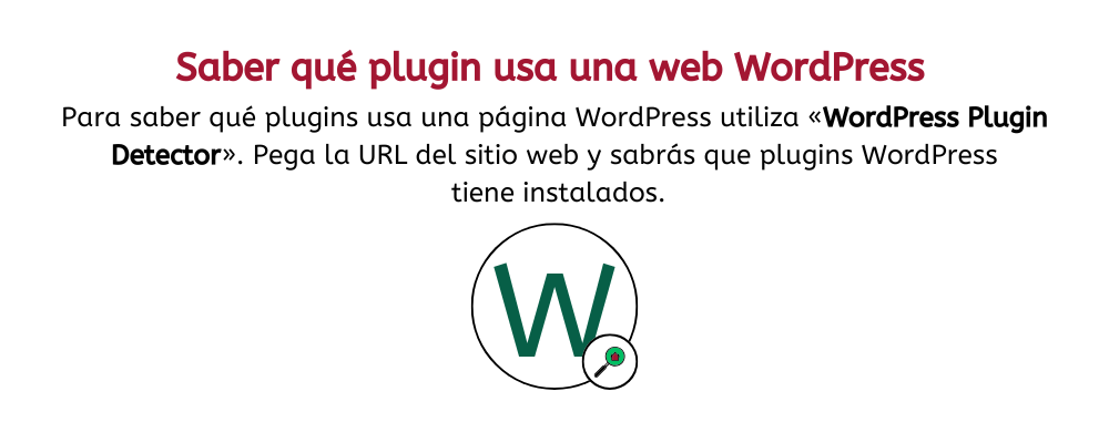 saber que plugin usa una web wordpress