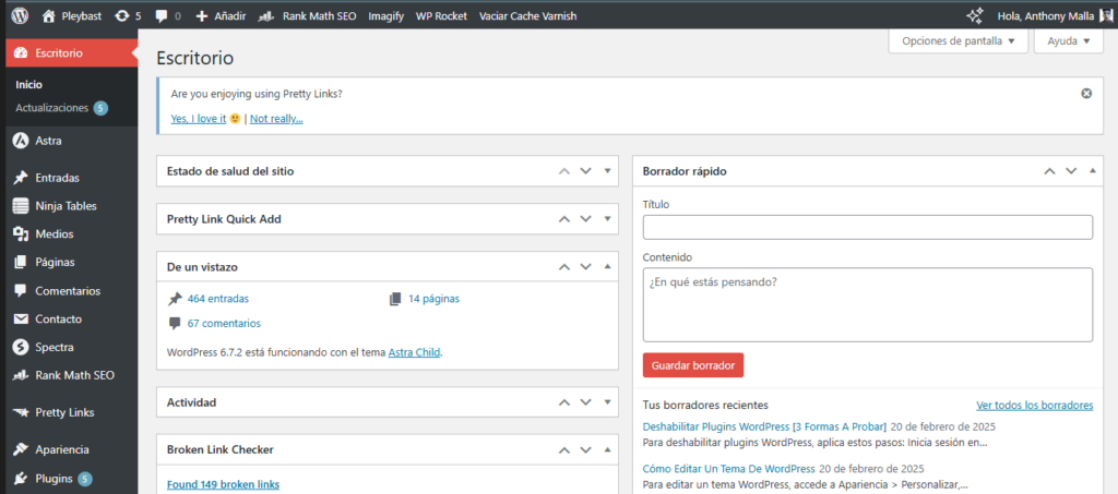 ver plugin en wordpress ver plugin en wordpress