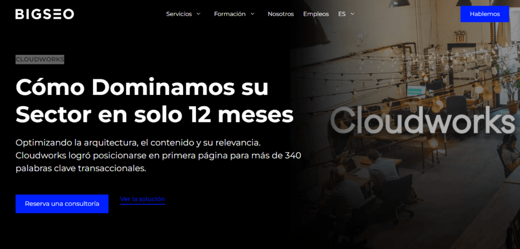 historia de caso de exito seo posicionamiento